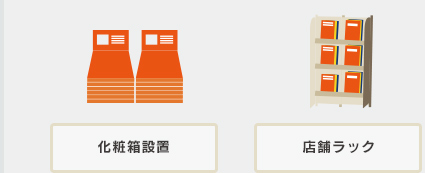 化粧箱・店舗ラック